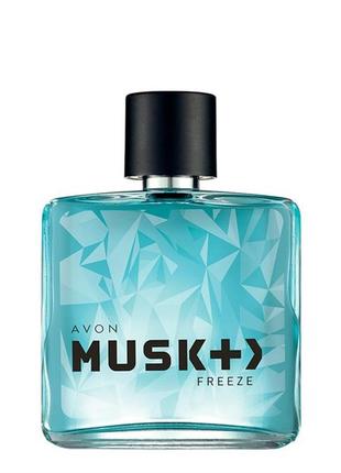 Туалетна вода musk freeze avon 75 мл