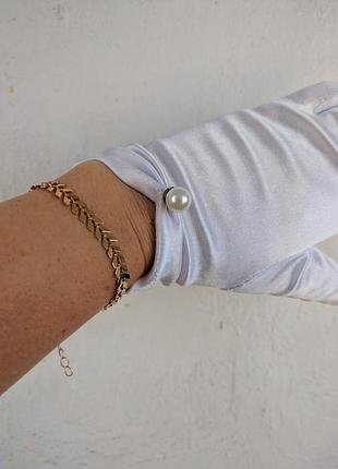 Браслет на запястье для пляжа цепочка на руку на море чешуя