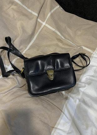 Маленька чорна сумка picard вінтажна шкіряна кожаная