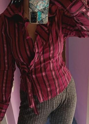 Блузана запах с рюшкой