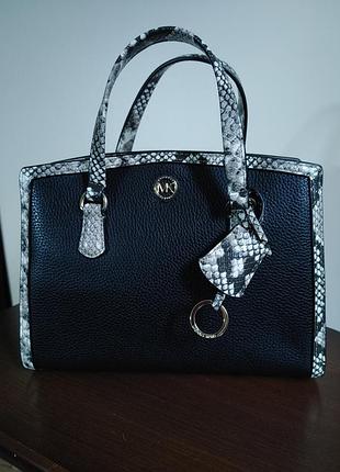 Кожаная сумка michael kors