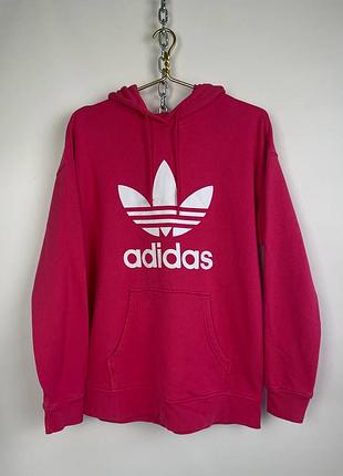 Жіноче спортивне рожеве худі кофта adidas adicolor unicorn gd2439