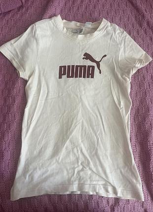 Вінтажна футболка puma з червоним надписом • xs  вінтаж, стиль sporty y2k, skater, oldschool vibe.