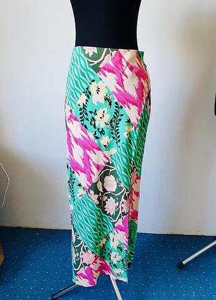 Міді спідниця з натуральної тканини 👒