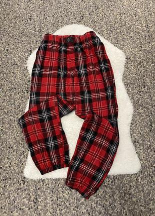 Фланелеві домашні штани в клітинку victoria's secret 170625
