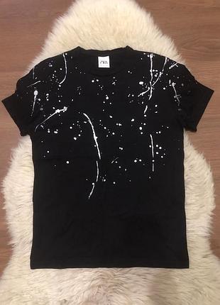 Брендовая шикарная футболка zara