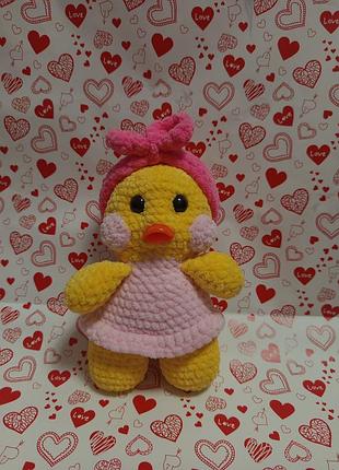Мягкая игрушка уточка лалафанфан 🐣