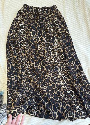 Юбка леопард