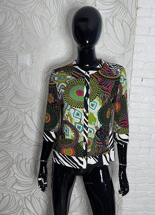 Трикотажна блуза кардиган на гудзиках joseph ribkoff, l