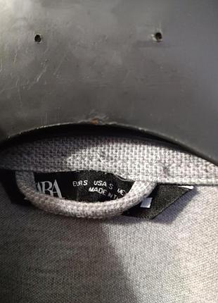 Тепла плотна рубашка сорочка zara 2