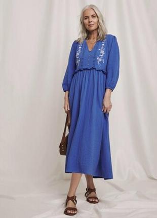 Julipa embroidered  платье муслин хлопок /12443/