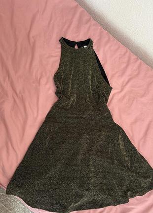 Сукня золота люрекс святкова