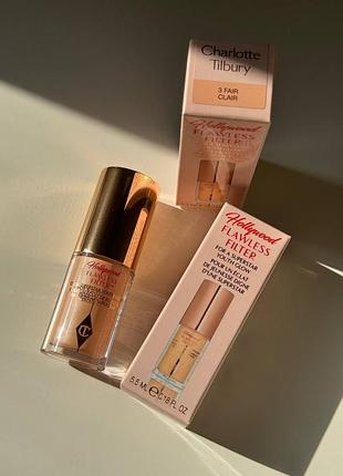 Фільтр від charlotte tilbury hollywood flawless filter  мініатюра 5,5мл відтінок 3