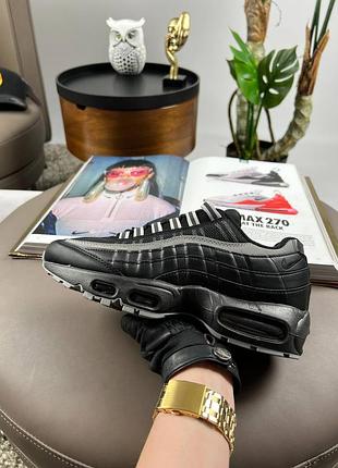 Кросівки nike air max 95 all black grey