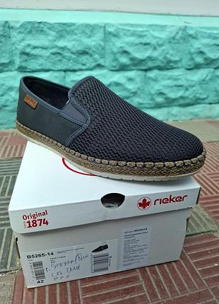 Чоловічі літні мокасини rieker starex