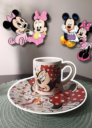 Чашка disney minnie mouse. посуда