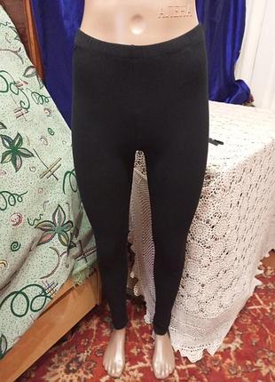 Черные лосины 95%котон