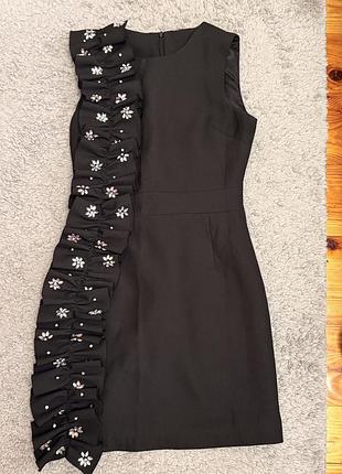 Стильна святкова сукня чорна