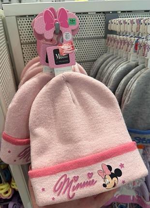 Шапка шапочка minnie disney 5-9 p на дівчинку