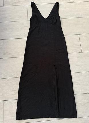 Шикарное длинное платье asos, лен и вискоза4 фото