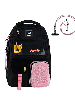 Kite школьный рюкзак ar25-2587m education teens aggretsuko