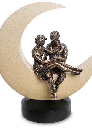 Настільна статуетка veronese у колі кохання 29х12х25 см 1906297