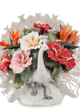 Статуетка порцелянова музична pavone павич 23 см 1103369