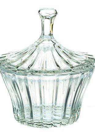 Сахарница.десертница стекло lefard 11х11х13см 8809-012