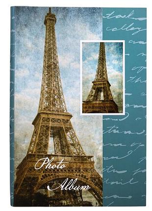 Фотоальбом с твердой обложкой париж 34х23х5,5 см на 300 фото 10х15 см 9136-012
