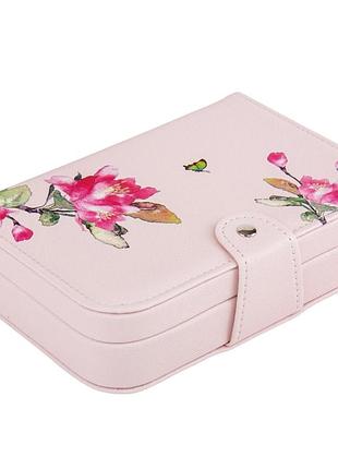 Шкатулка-трансформер для украшений кожзам 14х21х5 см 19065-015