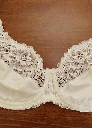 70е - 32dd мягкий кружевной бюстгальтер на косточках от m&amp;s
