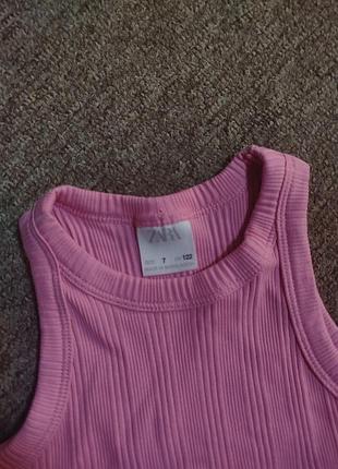 Топ для девочки в рубчик zara 3