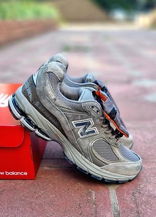 Мужские кроссовки new balance 2002r grey 49 беланс серого цвета
