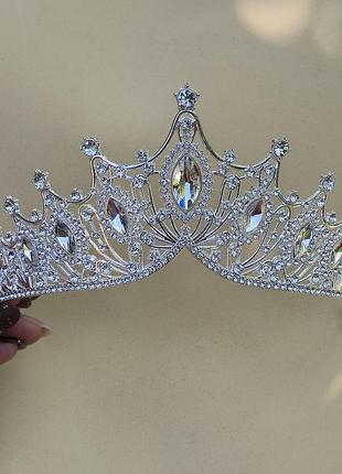 Корона/диадема серебряного кольра