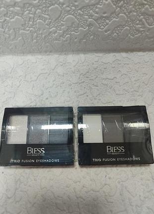 Тіні для очей від фірми biess в трьох відтінках. матові та глянцеві  відтінку 5.4