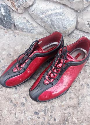 Женские лаковые кроссовки ecco Sneakers 37размер