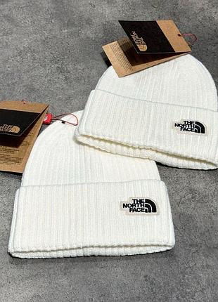 Шапка The North Face білий shaptnf002