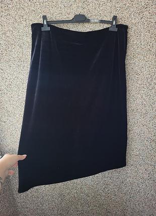 Спідниця юбка жіноча бархатна,  велюрова