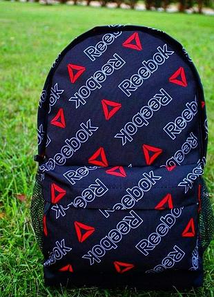 Хит | cпортивный мужской женский городской рюкзак с принтом reebok рибок