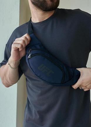 Бананка ufc 1000d синя, чорне лого