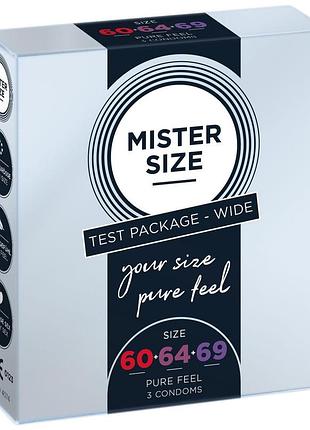 Mister size testbox 60-64-69 (3 pcs)