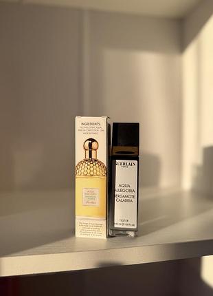 Парфуми тестер guerlain aqua allegoria bergamote calabria