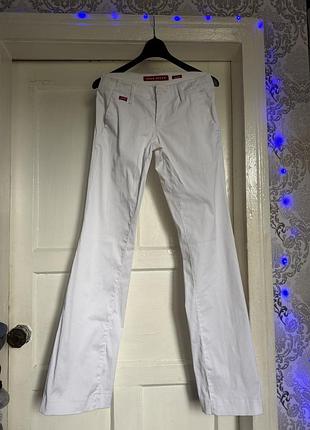 Жіночі білі оригінальні брючки miss sixty