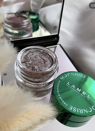 Кремові сяючі тіні lamel professional moonrise cream eyeshadow 402
