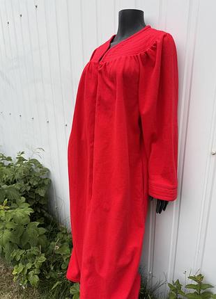 Флисовый халат длинный