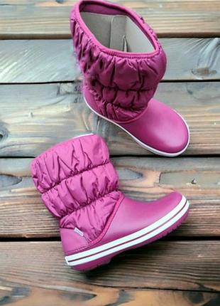 Демисезонные, зимние дутики, непромокаемые термосапоги от Green crocs, w8/38-39, стелька 24см