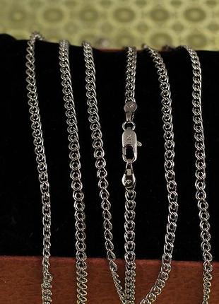 Цепь xuping jewelry лав 60 см 2.5 мм серебристая