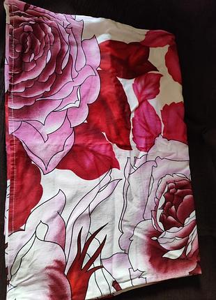 Комплект полуторный постельного белья из плотной бязи