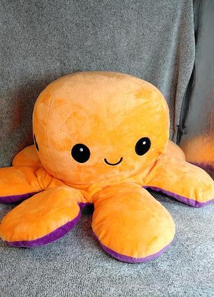 Мʼяка іграшка, восьминіг, восьменіжка, reversible octopus, 2 в 1, перевертень + подарунок