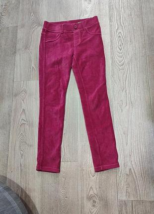 Вельветовые треггинсы 8-9роков